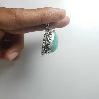 Old Tibetan Turquoise Silver Pendant