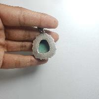 Old Tibetan Turquoise Silver Pendant