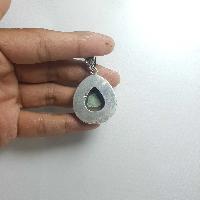 Old Tibetan Turquoise Silver Pendant