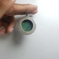 Old Tibetan Turquoise Silver Pendant