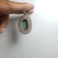 Old Tibetan Turquoise Silver Pendant