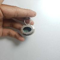 Old Tibetan Turquoise Silver Pendant