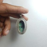 Old Tibetan Turquoise Silver Pendant