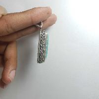 Old Tibetan Turquoise Silver Pendant