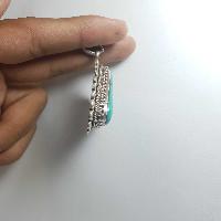 Old Tibetan Turquoise Silver Pendant