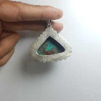 Old Tibetan Turquoise Silver Pendant