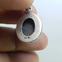 Sterling Silver Lapis Lazuli Pendant, [handmade]