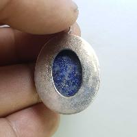 Sterling Silver Lapis Lazuli Pendant, [handmade]