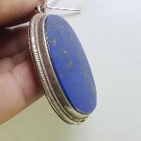 Sterling Silver Lapis Lazuli Pendant, [handmade]