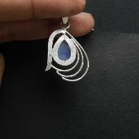 Moonstone Silver Pendant