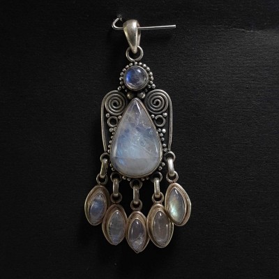 Moonstone Silver Pendant