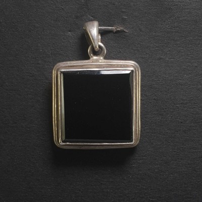 Onyx Silver Pendant