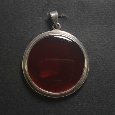 Onyx Silver Pendant