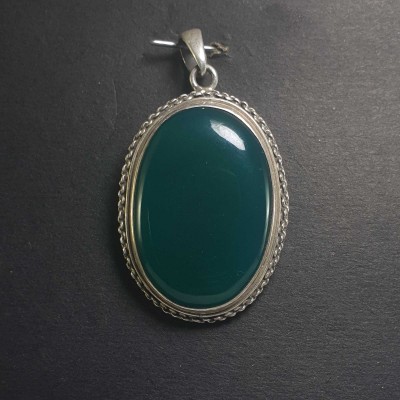 Onyx Silver Pendant