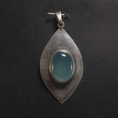 Onyx Silver Pendant