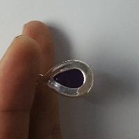 Amethyst Silver Pendant