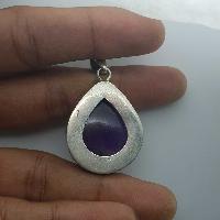 Amethyst Silver Pendant