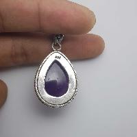 Amethyst Silver Pendant