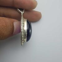 Amethyst Silver Pendant