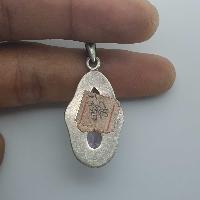 Amethyst Silver Pendant