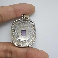 Amethyst Silver Pendant