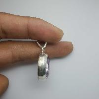 Amethyst Silver Pendant