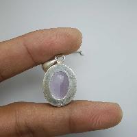 Amethyst Silver Pendant