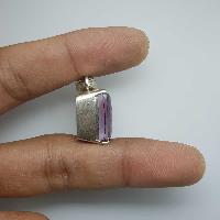 Amethyst Silver Pendant