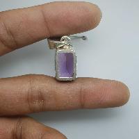 Amethyst Silver Pendant