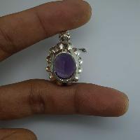 Amethyst Silver Pendant