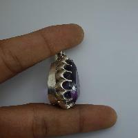 Amethyst Silver Pendant