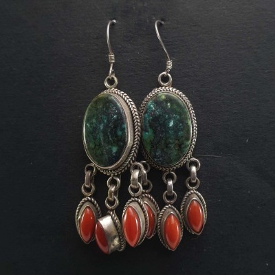 Silver Earring-19305