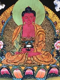 Tibetan Thangka Of Amitabha Buddha