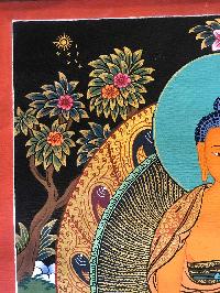 Tibetan Thangka Of Shakyamuni Buddha