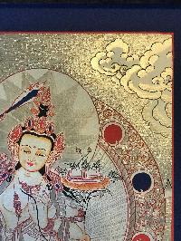 Tibetan Thangka Of Manjushri