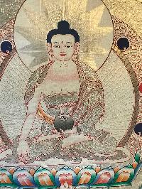 Tibetan Thangka Of Shakyamuni Buddha