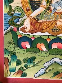 Tibetan Thangka Of White Tara