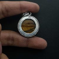 Tiger Eye Silver Pendant