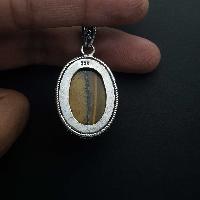 Tiger Eye Silver Pendant