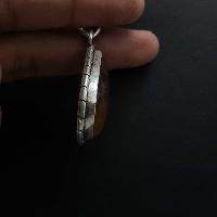 Tiger Eye Silver Pendant