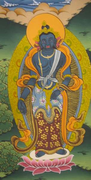 Tibetan Thangka Of Amitabha Buddha