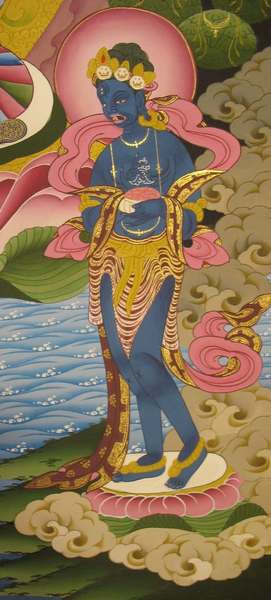 Tibetan Thangka Of White Tara