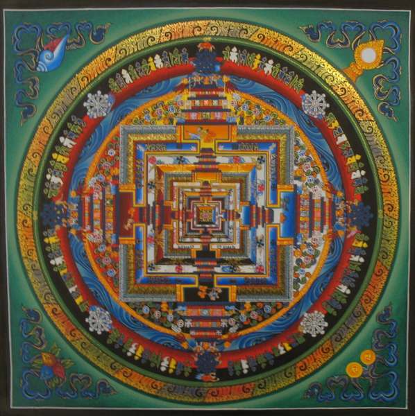 Tibetan Thangka Of Kalachakra