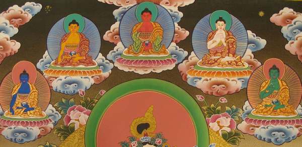 Tibetan Thangka Of White Tara, [24k Real Gold]