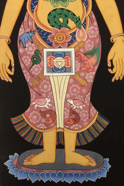 Tibetan Thangka Of Samadhi Small