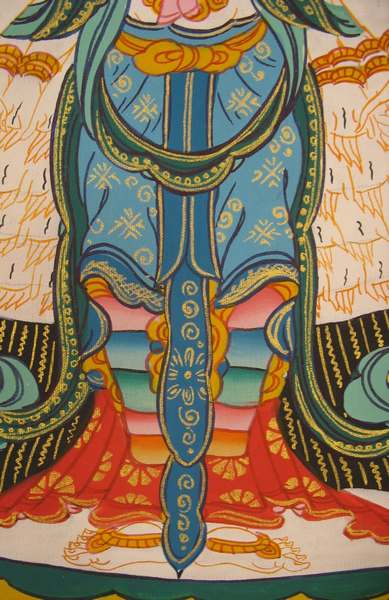 Tibetan Thangka Of Lokeshvara