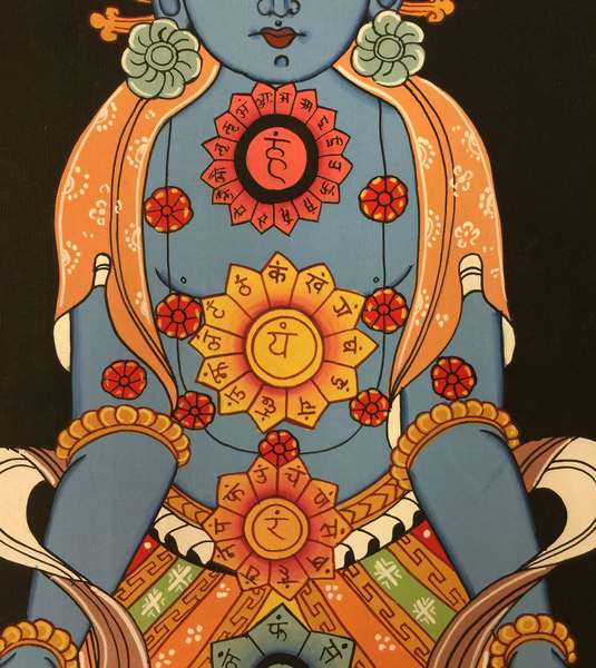 Tibetan Thangka Of Small Samadhi