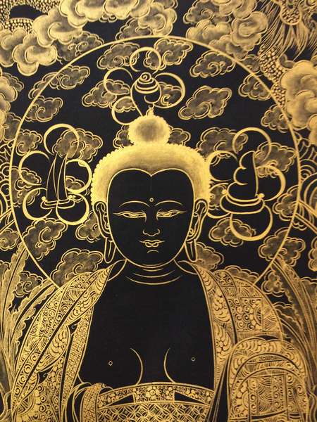 Tibetan Thangka Of Amitabha