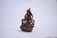 Buddhist Statue Of Vajrasattva, [oxidized Finishing]