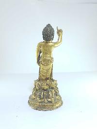 [old Stock], Tibetan Statue Of Baby Buddha, [full Fire Gold Plated], Last Piece